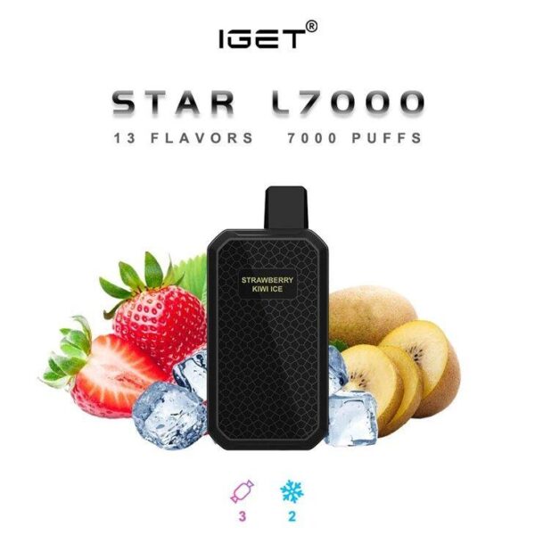 IGET STAR L7000 Disposable Vape 7000 Puffs Rechargeable India